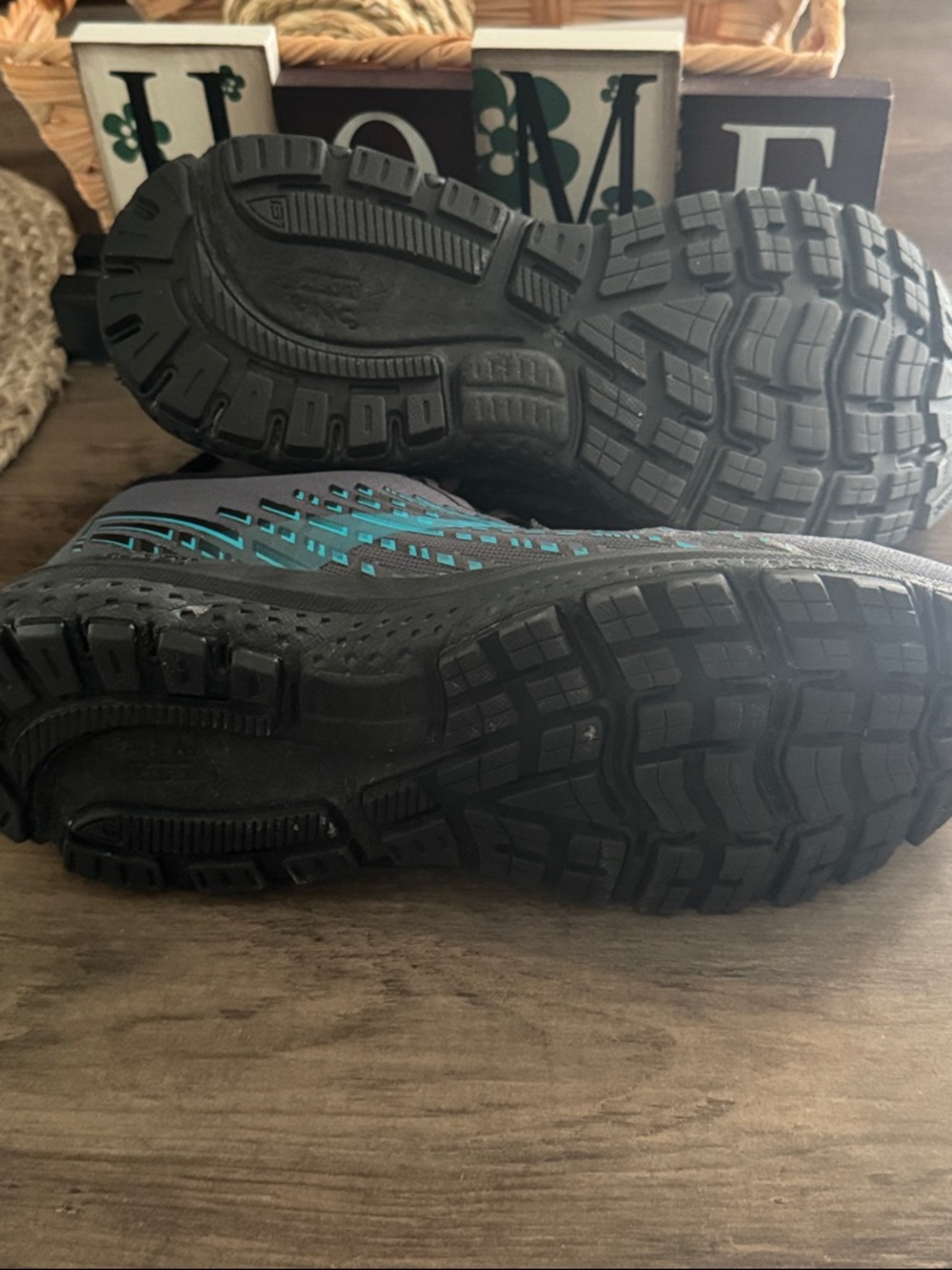 Brooks Black Running Shoes with Teal Accents - Picture 7 of 7